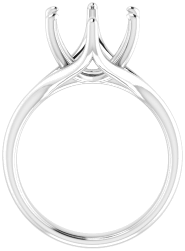 Sužadėtuvių Žiedas „Solitaire“ 10k white gold Oval 12mm x 10mm (2)