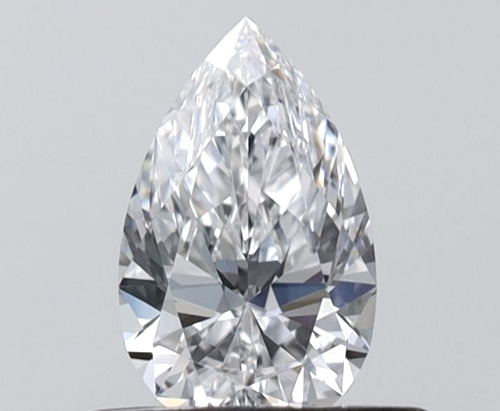 0.41 carat D-VVS2 Natūralus Pear Deimantas (1)