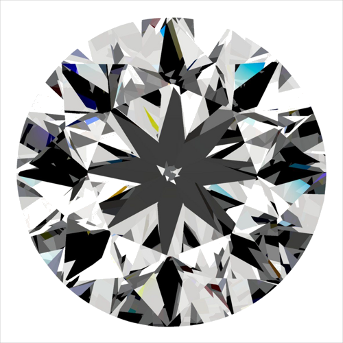 0.3 carat F-VS2 GD cut Natūralus Round Deimantas (1)