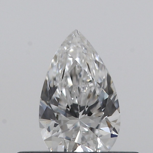0.3 carat D-VS2 Natūralus Pear Deimantas (1)