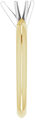 Sužadėtuvių Žiedas „Lightweight Solitaire“ 585 Baltojo Ir Geltonojo Aukso Pear Shape 6mm x 4mm (4)