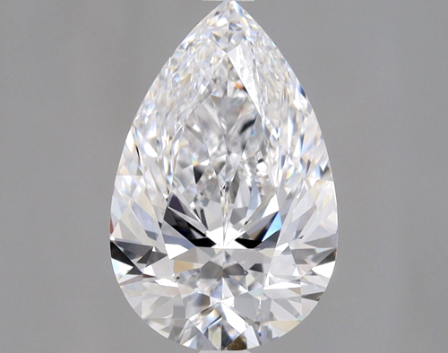 2.01 carat D-IF Natūralus Pear Deimantas (1)