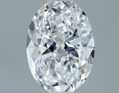 0.41 carat D-VVS1 Natūralus Oval Deimantas (1)
