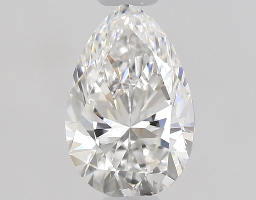 0.5 carat E-VVS1 Natūralus Pear Deimantas (1)