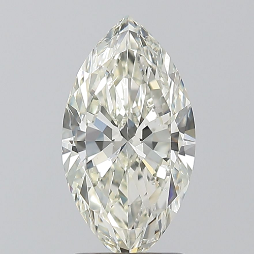 1.7 carat K-SI1 Natūralus Marquise Deimantas (1)
