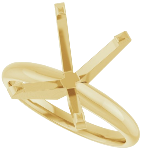 Sužadėtuvių Žiedas „Solitaire“ 14k yellow gold Oval 13.6mm x 10mm (5)