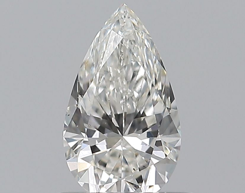 0.5 carat G-SI1 Natūralus Pear Deimantas (1)