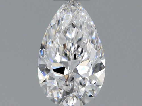 0.31 carat D-VVS1 Natūralus Pear Deimantas (1)