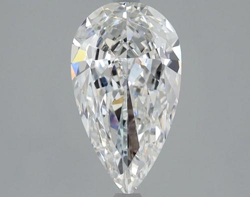 1.05 carat E-VVS2 Natūralus Pear Deimantas (1)