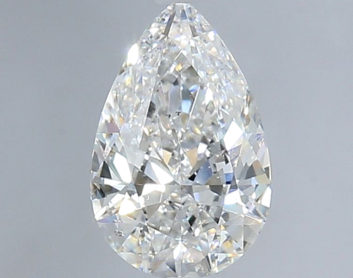 1.0 carat F-VS2 Natūralus Pear Deimantas (1)