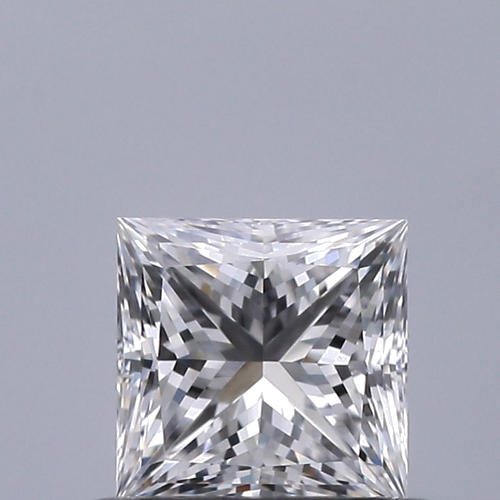 0.52 carat E-VVS2 Natūralus Princess Deimantas (1)