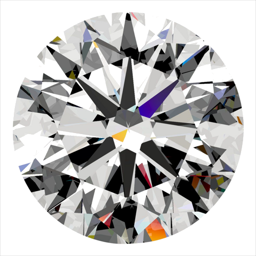 0.3 carat E-VVS2 Very Good cut Natūralus Round Deimantas (1)