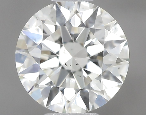 0.51 carat J-SI1 Excellent cut Natūralus Round Deimantas (1)
