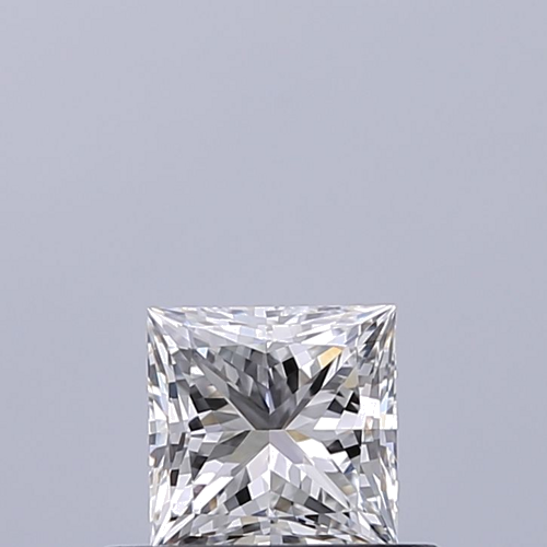 0.45 carat F-VVS1 Natūralus Princess Deimantas (1)