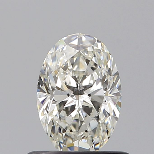 0.6 carat I-SI1 Natūralus Oval Deimantas (1)