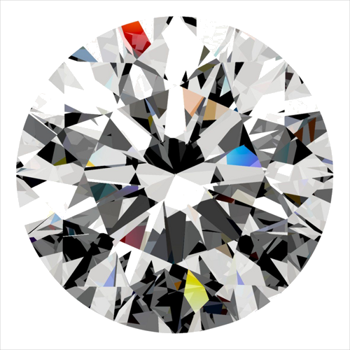 0.4 carat D-VS1 Excellent cut Natūralus Round Deimantas (1)