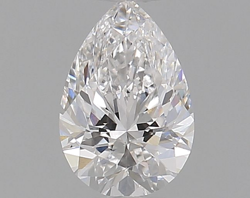 0.3 carat D-VVS2 Natūralus Pear Deimantas (1)