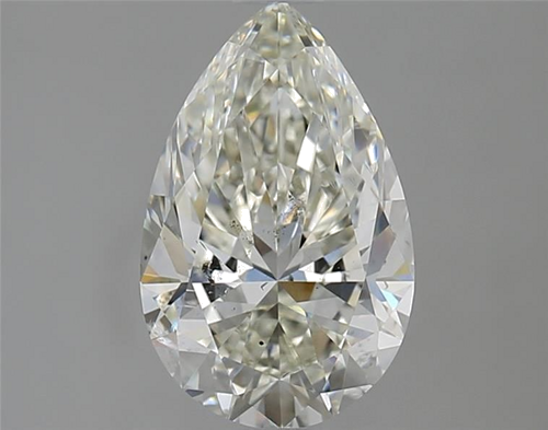 1.7 carat J-SI2 Natūralus Pear Deimantas (1)