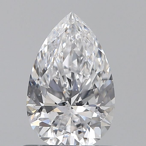 0.7 carat D-SI1 Natūralus Pear Deimantas (1)