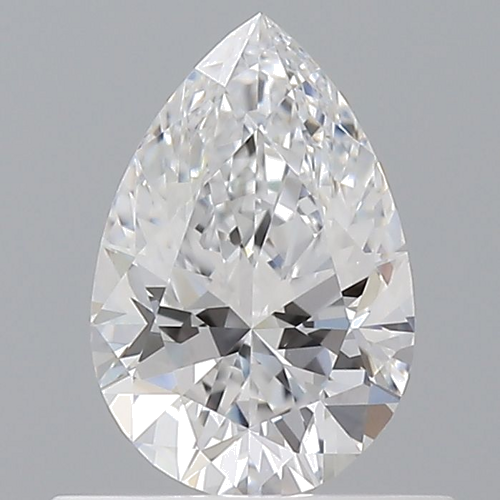 0.53 carat D-VVS1 Natūralus Pear Deimantas (1)