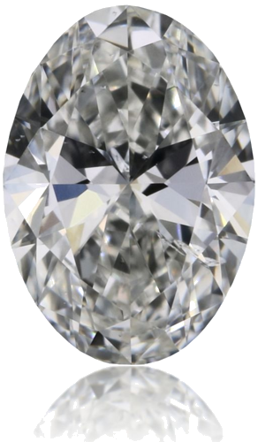 0.33 carat G-SI2 Natūralus Oval Deimantas (1)
