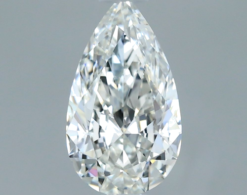 0.4 carat F-VVS1 Natūralus Pear Deimantas (1)