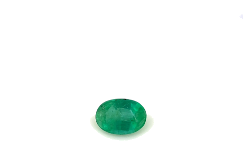 0.35 carat GREEN Oval Smaragdas (1)