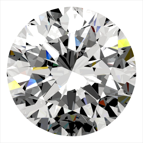 0.3 carat E-VVS1 Excellent cut Natūralus Round Deimantas (1)