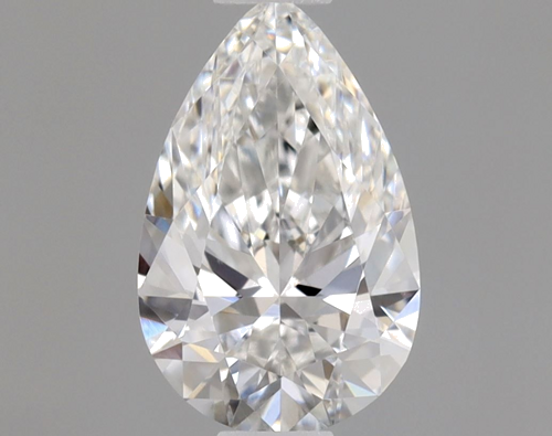 0.5 carat F-VVS1 Natūralus Pear Deimantas (1)