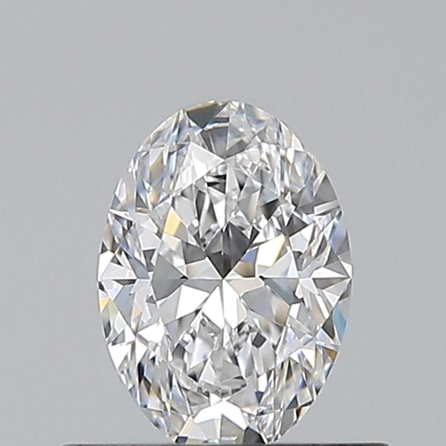 0.5 carat D-VVS2 Natūralus Oval Deimantas (1)