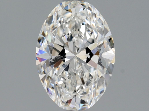 1.04 carat F-SI1 Natūralus Oval Deimantas (1)