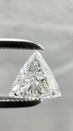 0.5 carat G-SI1 Natūralus Triangular Deimantas (1)