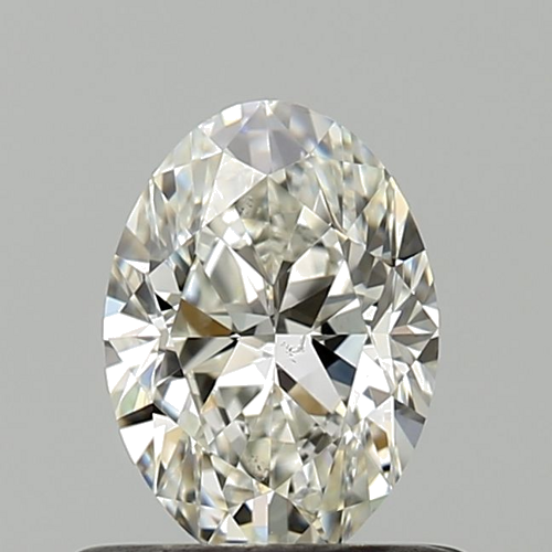 0.58 carat I-VS2 Natūralus Oval Deimantas (1)