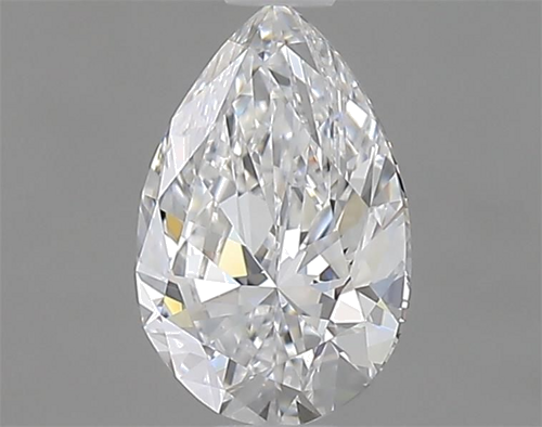 0.7 carat D-VS1 Natūralus Pear Deimantas (1)
