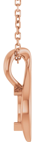 Pakabukas „Freeform Solitaire“ 14k rose gold Marquise 5mm x 2.5mm (3)