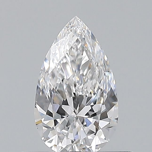 0.5 carat D-VS2 Natūralus Pear Deimantas (1)