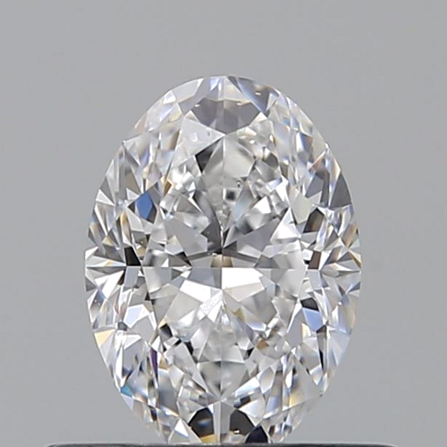 0.53 carat D-SI1 Natūralus Oval Deimantas (1)