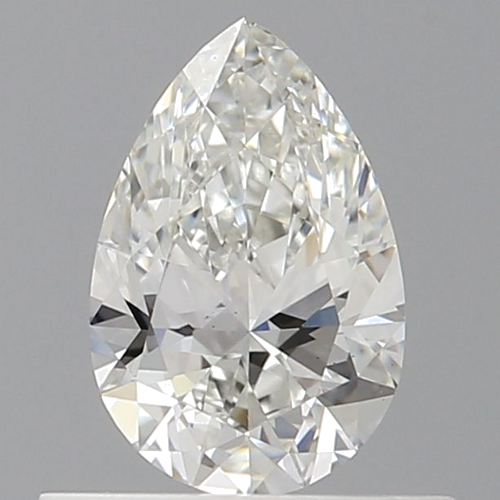 0.51 carat G-VS2 Natūralus Pear Deimantas (1)