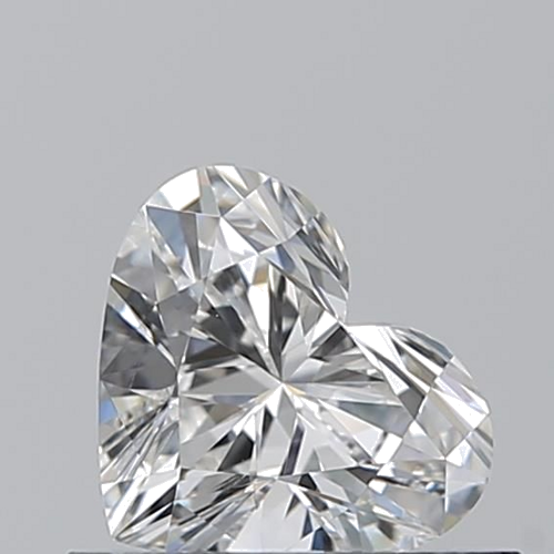 0.51 carat G-VS2 Natūralus Heart Deimantas (1)