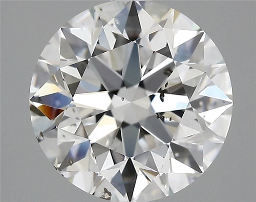 3.01 carat D-SI2 Excellent cut Natūralus Round Deimantas (1)