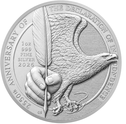 1 oz ASV neatkarība 2026 Lielbritānija sudraba monēta (1)