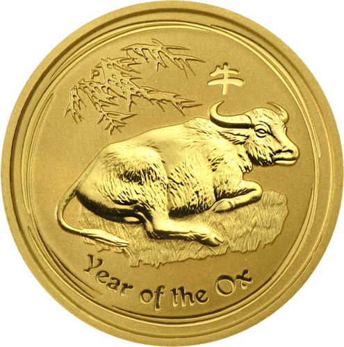 1/10 oz Year of the Ox 2009 (Lunar II) Australia Gold coin (1)