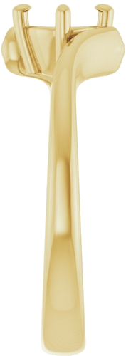 Sužadėtuvių Žiedas „Solitaire“ 585 Geltonojo Aukso Round 5.2mm (4)