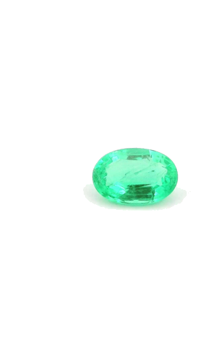 0.38 carat GREEN Oval Smaragdas (1)