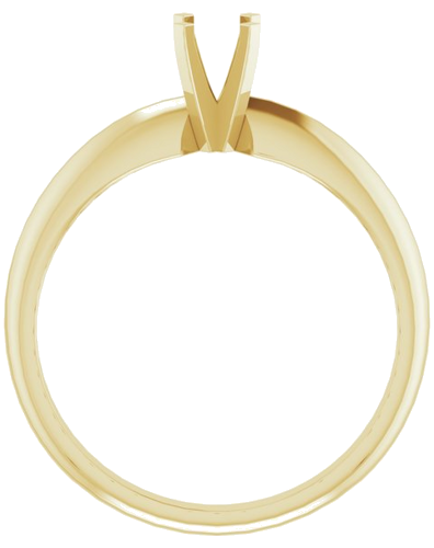 Sužadėtuvių Žiedas „Light Solitaire“ 585 Geltonojo Aukso Round 4mm x 4.1mm (2)