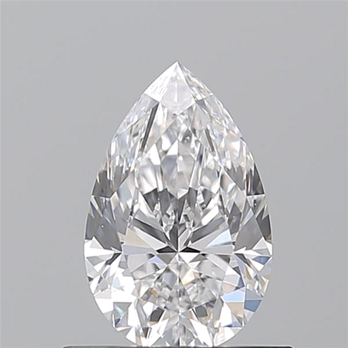 0.7 carat D-VS2 Natūralus Pear Deimantas (1)