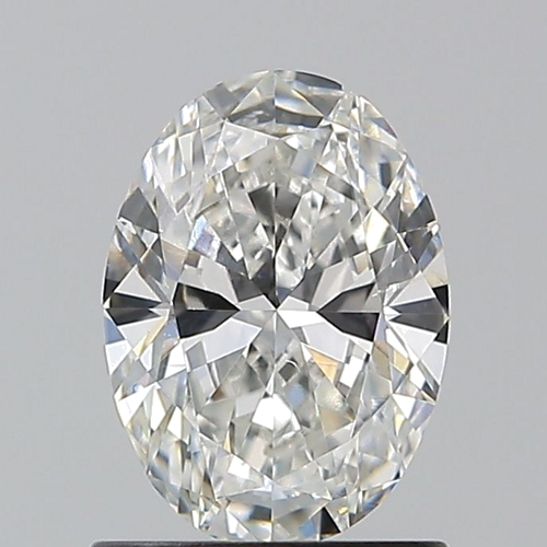 1.0 carat F-SI2 Natūralus Oval Deimantas (1)