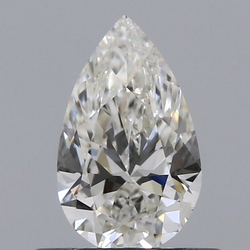 0.5 carat J-VS2 Natūralus Pear Deimantas (1)