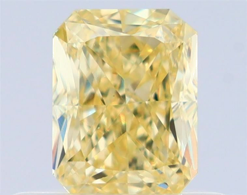 0.54 carat Fancy Yellow-VS1 Natūralus Radiant Deimantas (1)