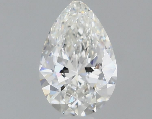 0.46 carat H-VVS2 Natūralus Pear Deimantas (1)